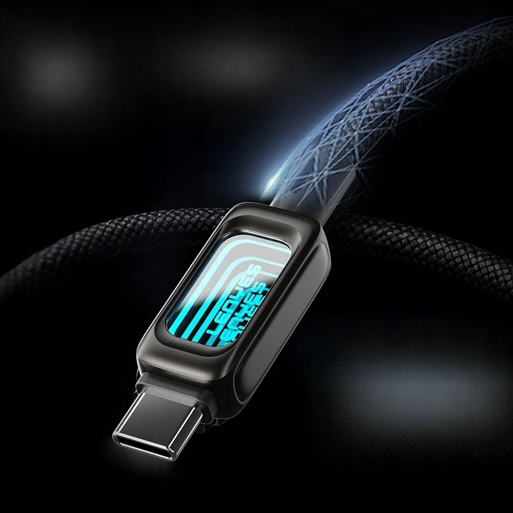 Kabelis USB Lenyes USB-C - Lightning 1.2 m Juodas