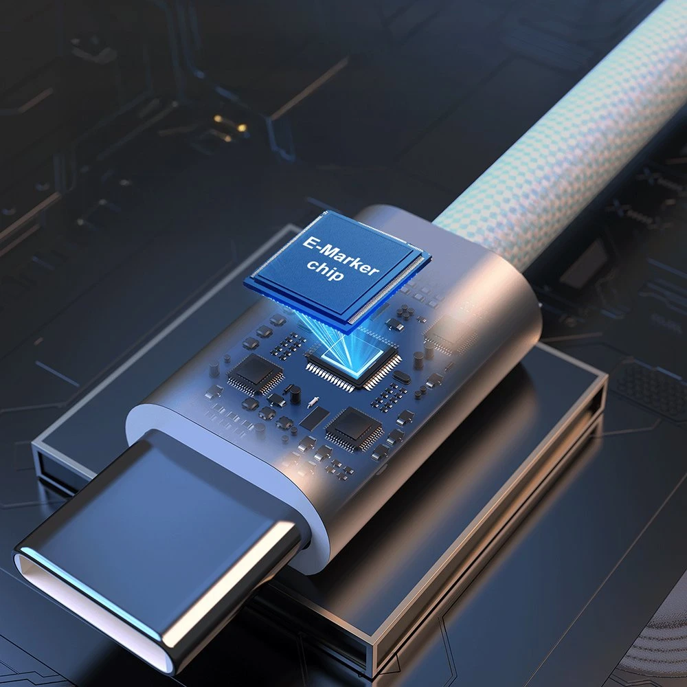 USB laidas Lenyes USB-C - USB-C 1 m Baltas