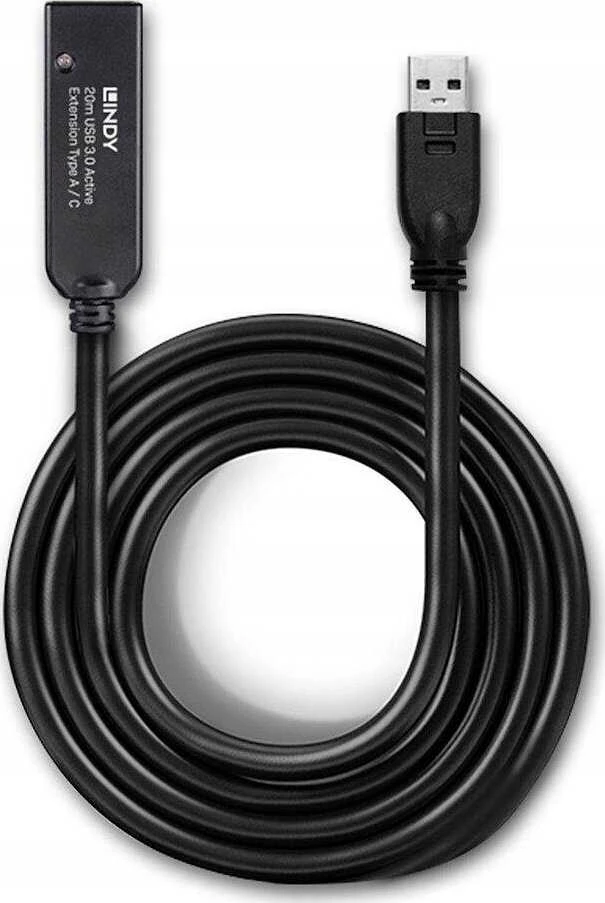 Lindy Adapteris - USB 3.0 Aktyvus Pratęsimas 20m Type A į C 5 Gbps
