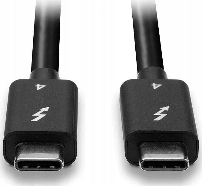 Thunderbolt Laidas - LINDY Thunderbolt 4 Laidas, 40Gbps, 100W PD, 1 m, Juodas