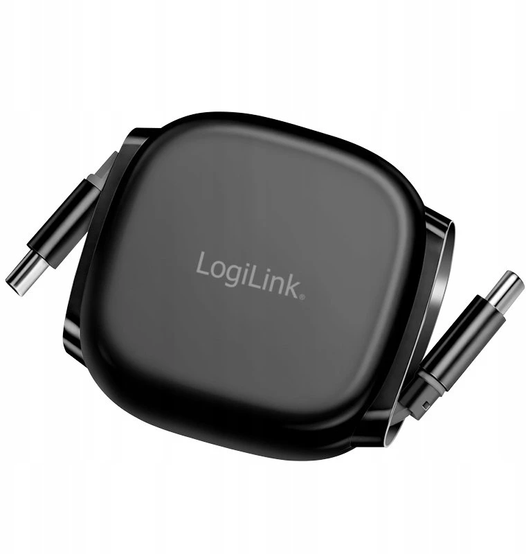 Kabelis USB LogiLink USB-C - USB-C 1 m Juodas (CU0500)