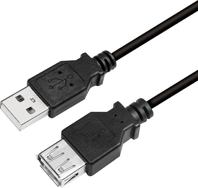 LogiLink USB 2.0m juoda
