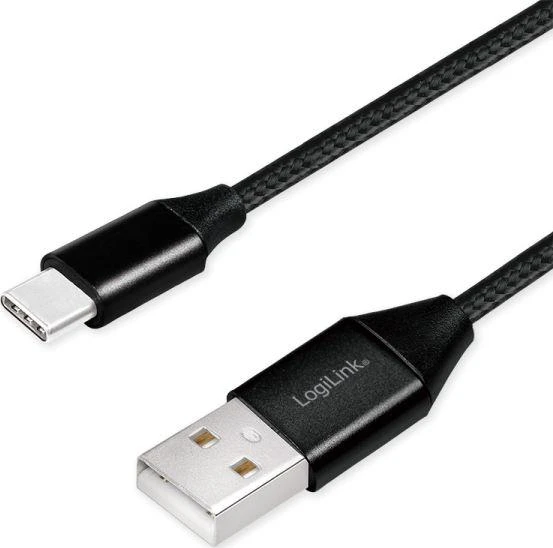 LOGILINK CU0140 LOGILINK - USB 2.0 kabelis USB-A kištukas iki USB-C kištukas, 1 m