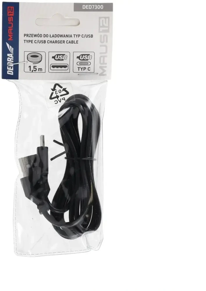 Przewód, Įkrovimo laidas (tipo C/USB) 1,5 m