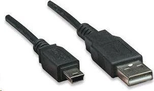 StarTech MANHATTAN USB 2.0 kabelis A iki mini USB, 1,8 m, 333375