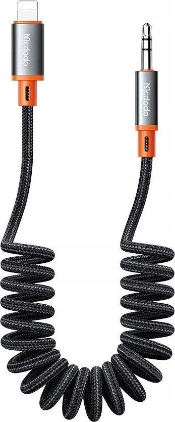 Mcdodo CA-0890 Lightning iki 3.5 mm AUX mini lizdo kabelis, 1.8 m (juodas)