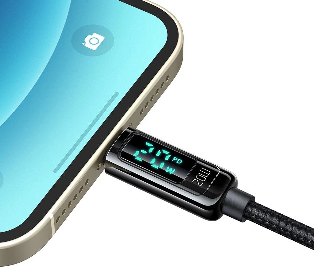 Mcdodo CA-8810 USB-C prie Lightning laidas, 36 W, 1.2 m (juodas)