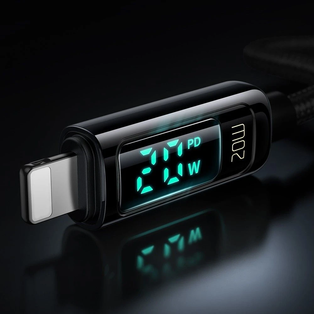 Mcdodo CA-8810 USB-C prie Lightning laidas, 36 W, 1.2 m (juodas)