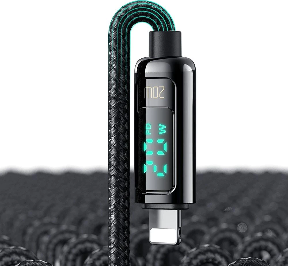 Mcdodo CA-8810 USB-C prie Lightning laidas, 36 W, 1.2 m (juodas)