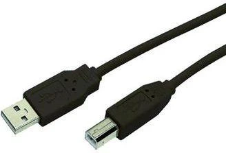 Kabelis USB MediaRange USB-A - USB-B 1.8 m Juodas (MRCS101)