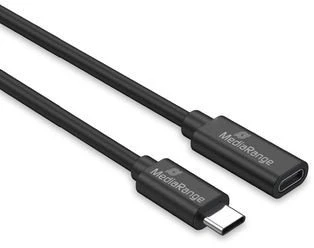 Kabelis USB MediaRange USB-C - USB-C 2 m Juodas (MRCS245)