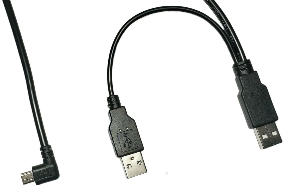 Kabelis USB MicroConnect 2x USB-A - microUSB 3 m Juodas (USB2.0 A male to USB2.0 A)