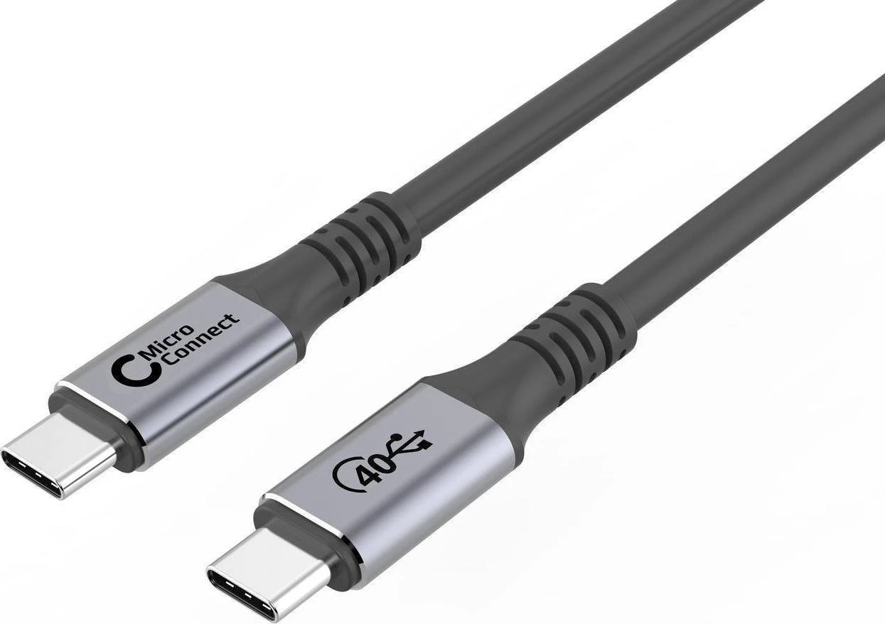Kabelis USB MicroConnect USB-C - USB-C 0.5 m Juodas (USB4CC05)