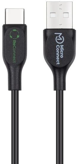 Kabelis USB MicroConnect USB-A - USB-C 2 m Juodas (ECO-USB3.1CCHAR2B*)