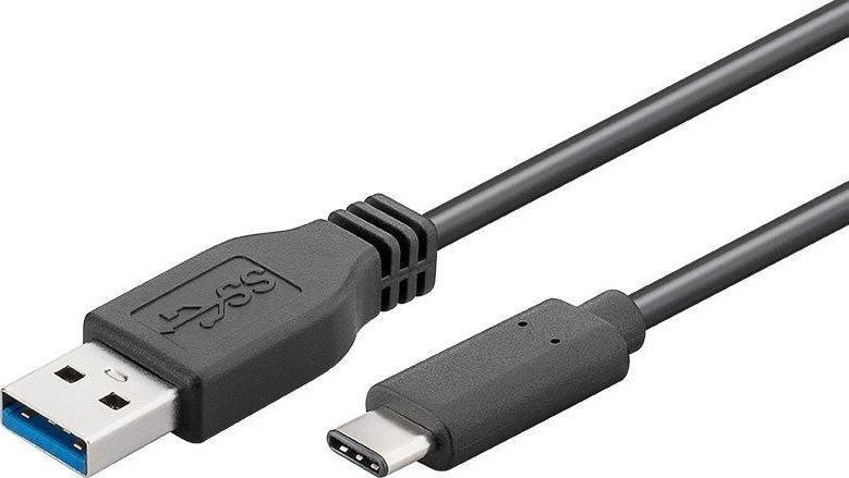 Kabelis USB MicroConnect USB-A - USB-C 3 m Juodas (USB3.1CA3)