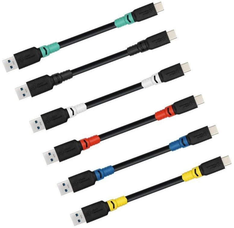 Kabelis USB MicroConnect USB-A - USB-C Ruda (ColorFlex USB-C to USB-A)