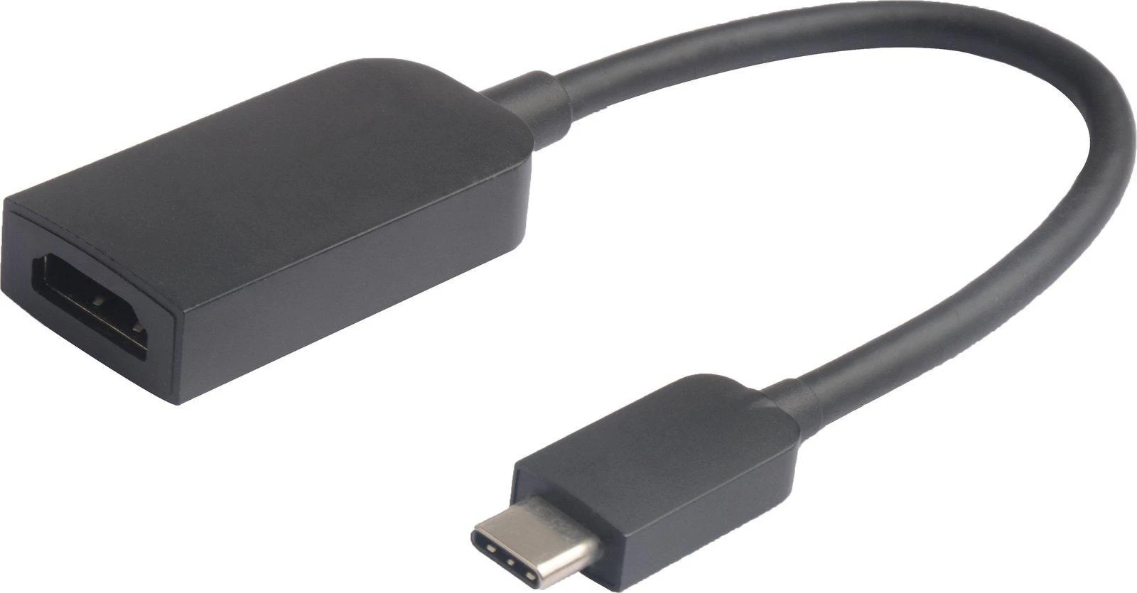USB-C į HDMI adapteris, išlenktas laidas