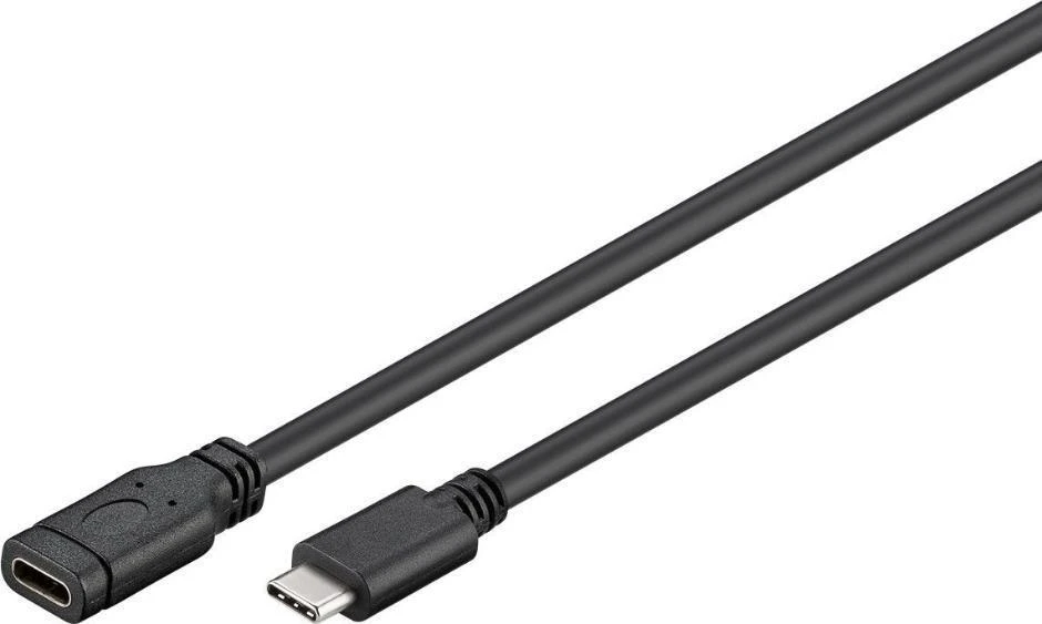 Kabelis USB MicroConnect USB-C - USB-C 1.5 m Juodas (USB3.1CC1.5EX)