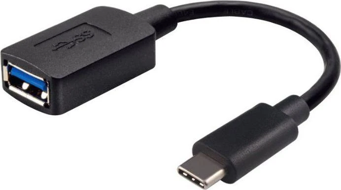 USB kabelis MicroConnect USB-C - USB-A Juodas (USB3.1CAF02BH)