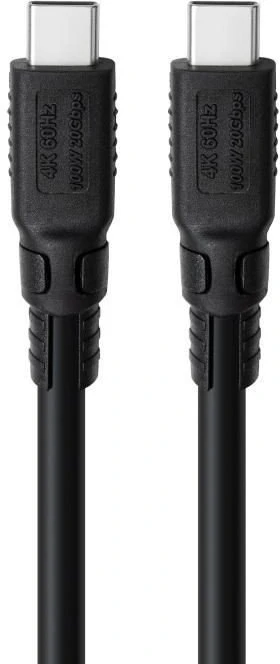 Kabelis USB MicroConnect USB-C - USB-C 2 m Juodas (ColorFlex USB-C cable 100W,)