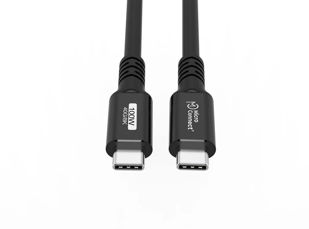 Kabelis USB MicroConnect USB-C - USB-C 3 m Juodas (USB4CC3)