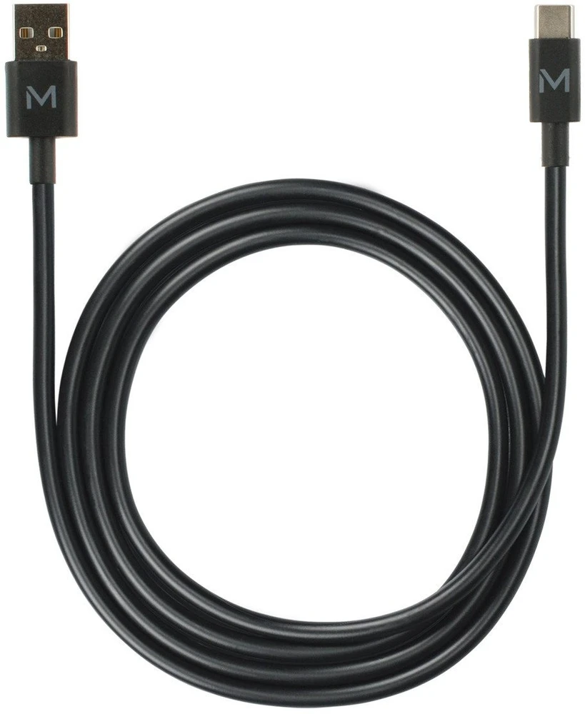 Dėklas Kabelis USB Mobilis USB-A - USB-C 1 m Juodas (020013)