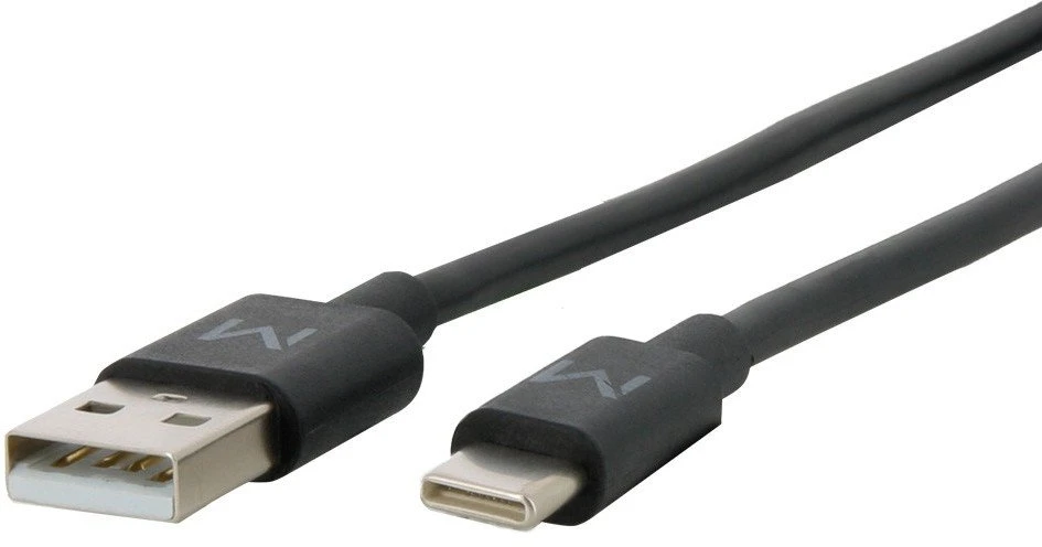 Dėklas Kabelis USB Mobilis USB-A - USB-C 1 m Juodas (020013)