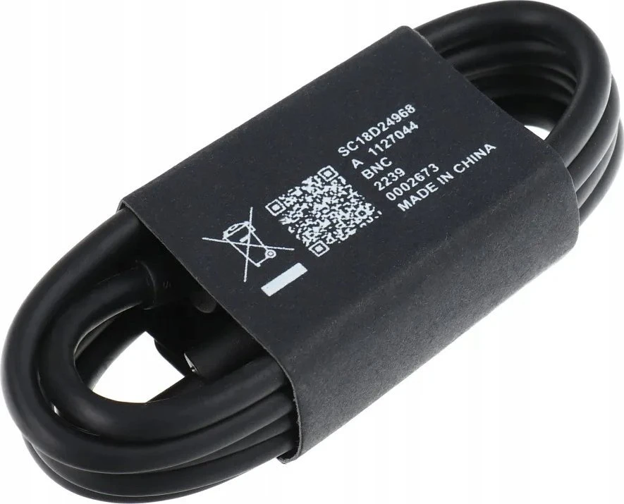 MOTOROLA originalus laidas Type C į Type C 6,5A SC18D24968 1 m juodas bulk