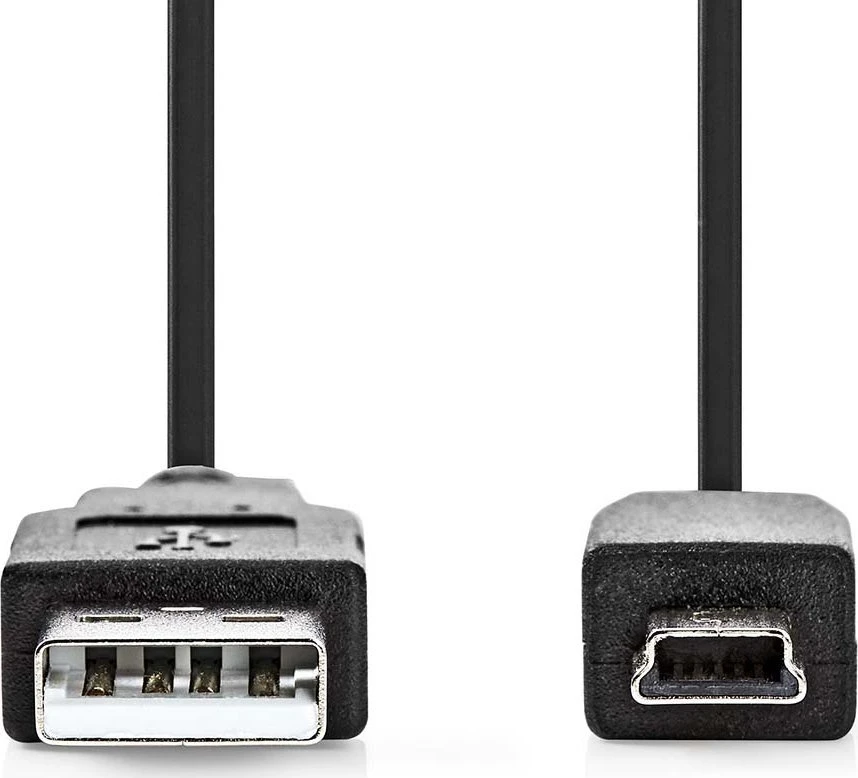 Kabelis USB Nedis USB-A - miniUSB-B 3 m Juodas (CCGL60300BK30)