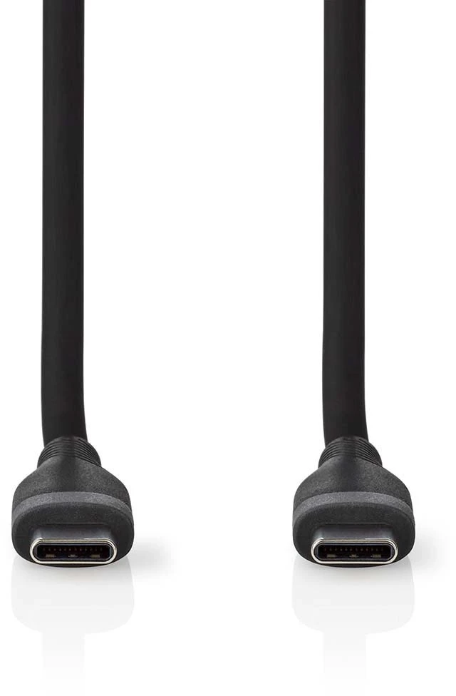 „Nedis“ USB-C – USB-C laidas 1,5 m, juodas (CCGB60820BK15)