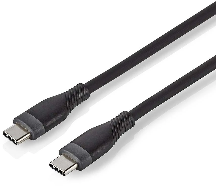 „Nedis“ USB-C – USB-C laidas 1,5 m, juodas (CCGB60820BK15)