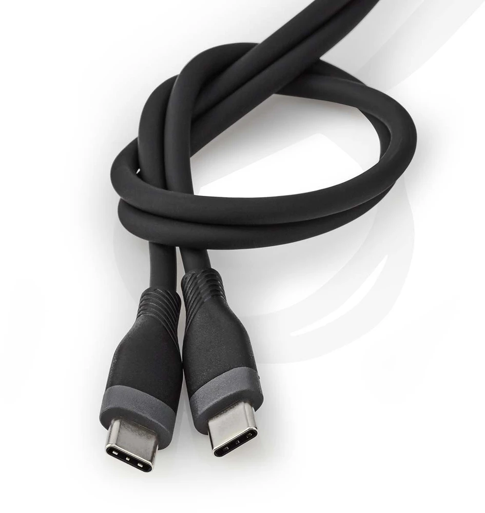 „Nedis“ USB-C – USB-C laidas 1,5 m, juodas (CCGB60820BK15)