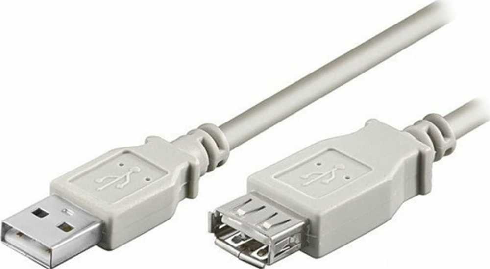 Neutralle Logo Przedłużacz USB (2.0), USB A M - USB A F, 5m, pilka, blister, EOL