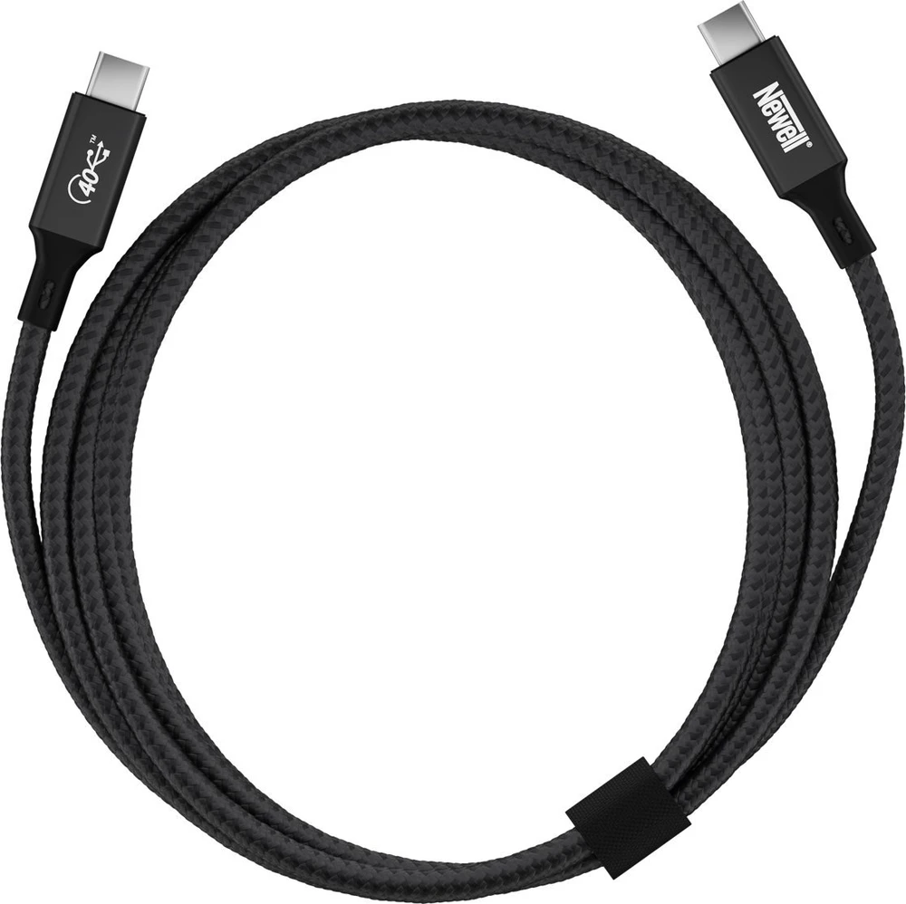 USB Kabelis - Newell USB-C 4.0 1m 40Gbps 100W Grafitas
