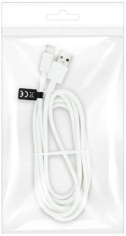 OEM kabelis USB A į C tipo 3.0 2A HD2 2 m baltas