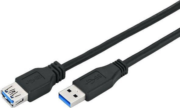 Wentronic USB kabelis OEM USB-A - USB-A 1,8 m Juodas (93998)