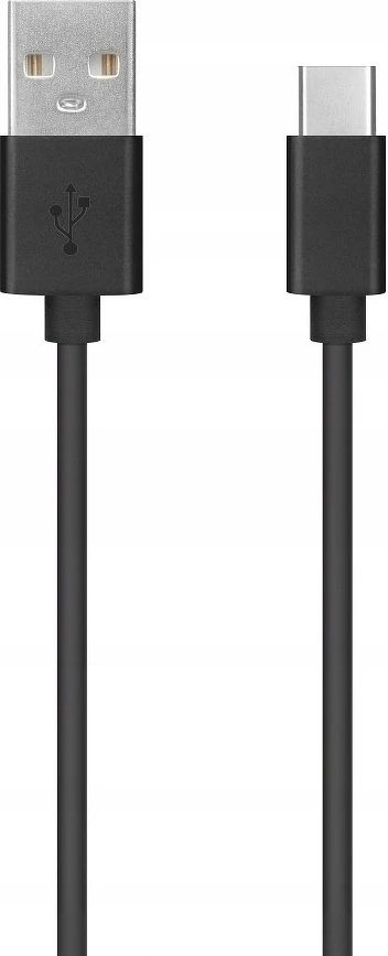 Oem Originalus USB A į C tipo 2.0 laidas C366 (jungties ilgis: 8 mm) 1 m juodas