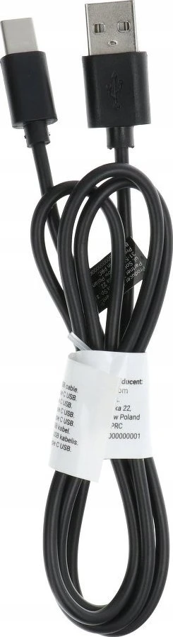 Oem Originalus USB A į C tipo 2.0 laidas C366 (jungties ilgis: 8 mm) 1 m juodas
