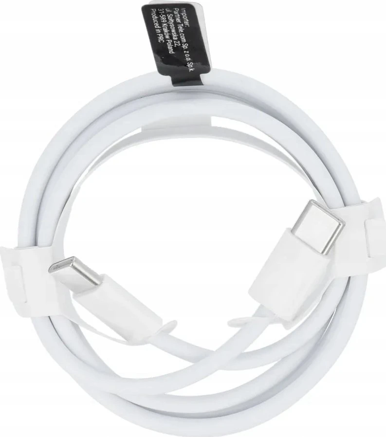 OEM kabelis C tipo į C tipo PD QC3.0 3A 30W HD26 dėžutė 1 m baltas