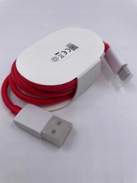 Originalus ONEPLUS kabelis USB A iki C tipo 4A D301 1 m raudonas masinis