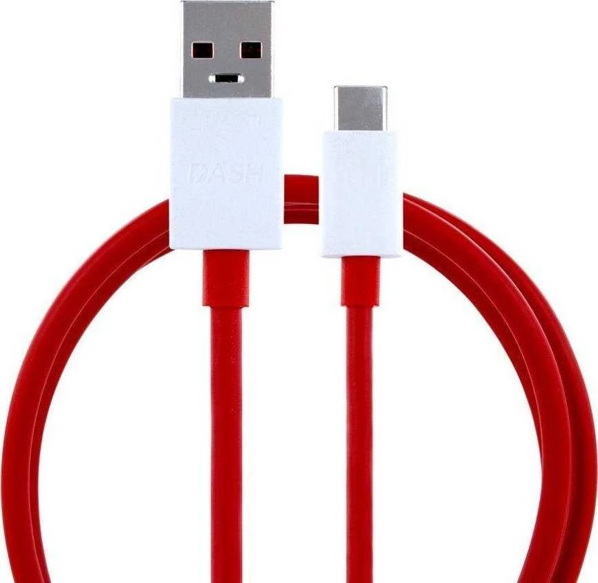 Originalus ONEPLUS kabelis USB A iki C tipo 4A D301 1 m raudonas masinis