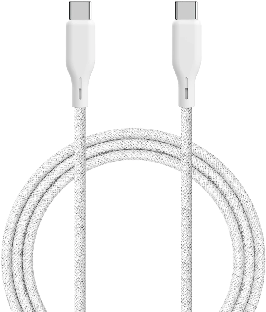 Kabelis USB Platinet ESSENTIALS by UPSTRM USB-C į USB-C 100 W 480 Mbps 2,5 m Baltas (CC250-100W-E)
