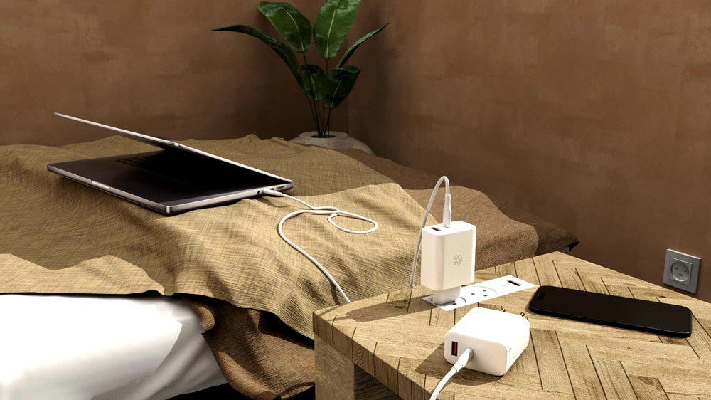 Kabelis USB Platinet ESSENTIALS by UPSTRM USB-C į USB-C 100 W 480 Mbps 2,5 m Baltas (CC250-100W-E)