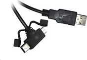 Kabelis USB PremiumCord USB-A - 2 m (ku2m2y)