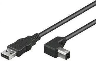 Kabelis USB PremiumCord USB-A - USB-B 2 m Juodas (ku2ab2-90)