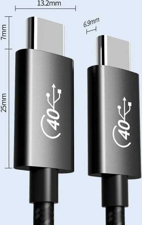 President PremiumCord laidas USB4 8K 60Hz 0,5 m