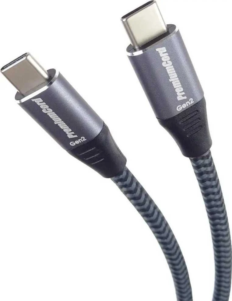 Kabelis USB PremiumCord USB-C - USB-C 1.5 m Juodas (ku31cr15)