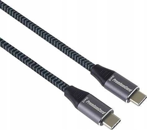 Kabelis USB PremiumCord USB-C - USB-C 1.5 m Juodas (ku31cr15)