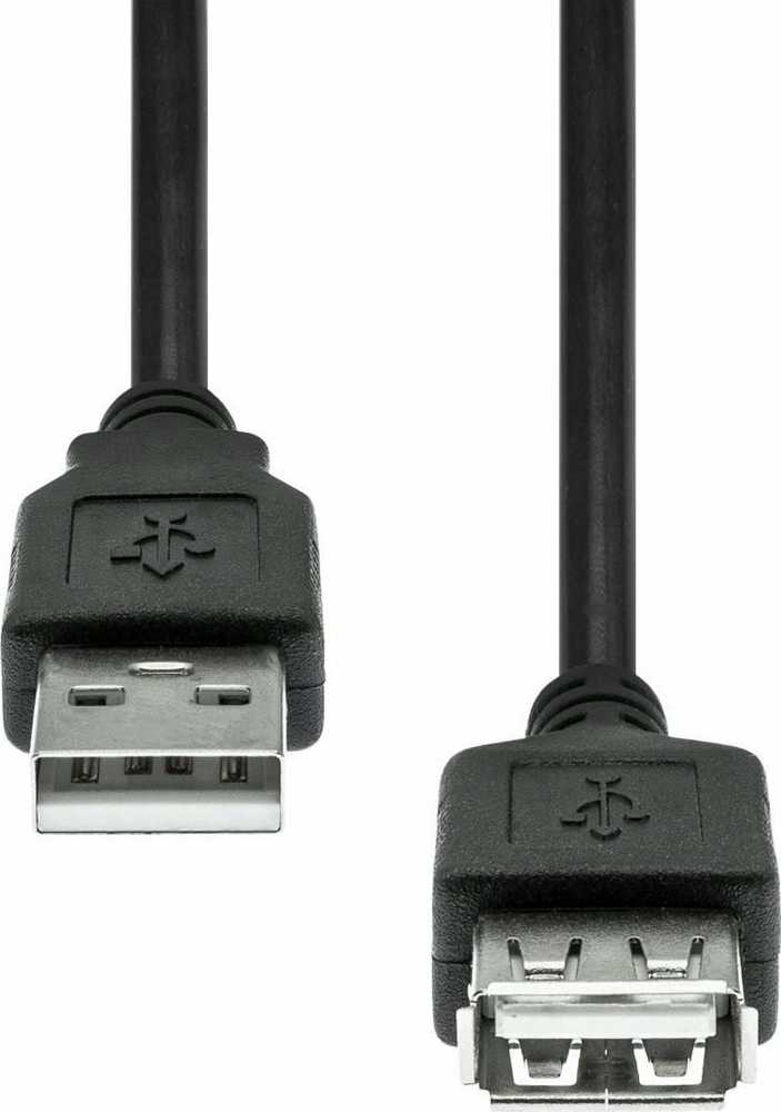 Kabelis USB ProXtend USB-A - USB-A 3 m Juodas (USB2AAF-003)