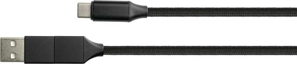 Nezatříděno Kabelis USB PYTHON USB-A - USB-C 1 m Juodas (PY-USB002S)